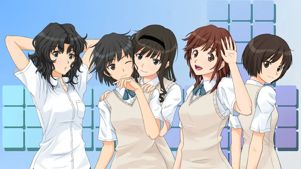Nhân vật anime nữ trong game nuôi vợ ảo phong cách Nhật Bản